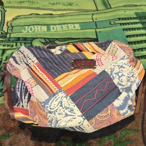 Lucky Brand Cotton Patchwork Shoulderbag